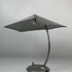 Modernist metal Bauhaus desk lamp, 1960s
