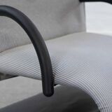 Zen easy chair with footrest by claude brisson for ligne roset