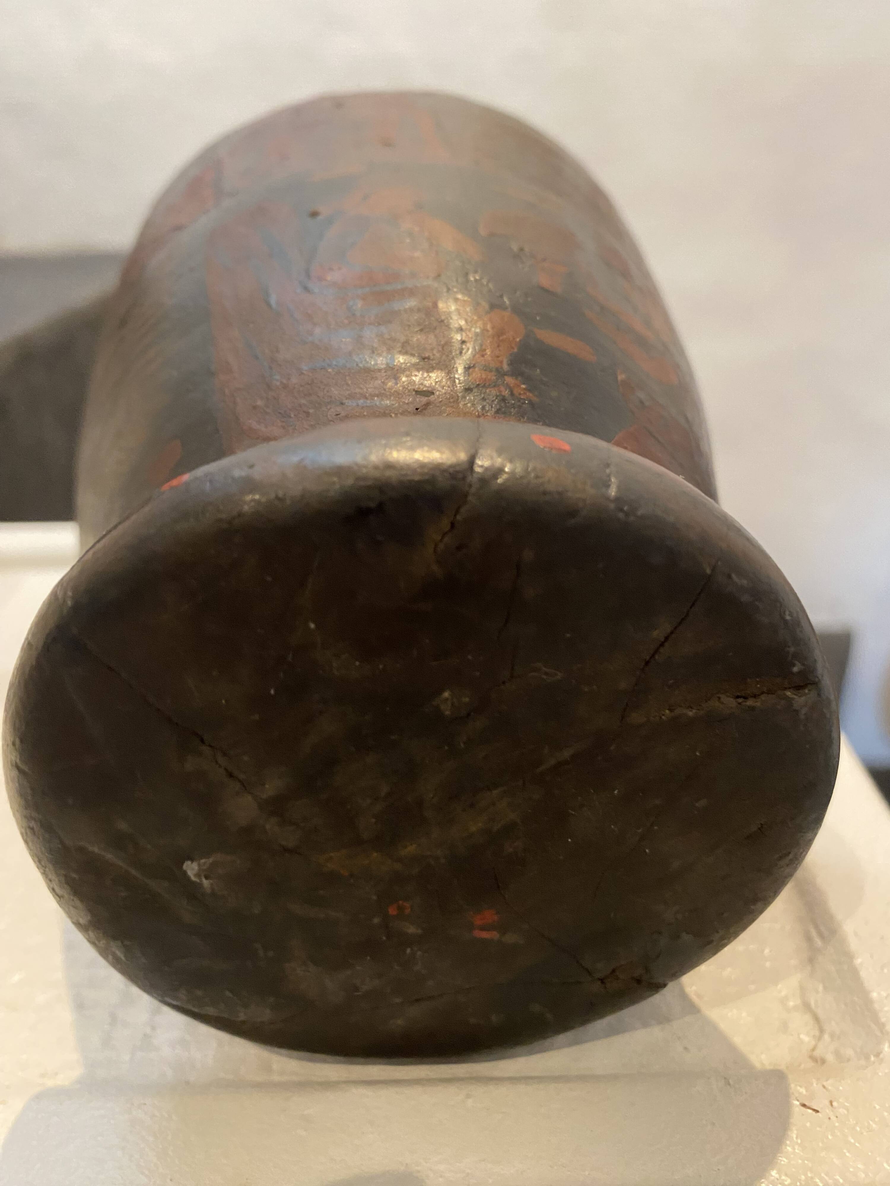 Authentic Kero vase from the colonial era.
