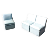3 Fauteuils vintage année 50 modulable