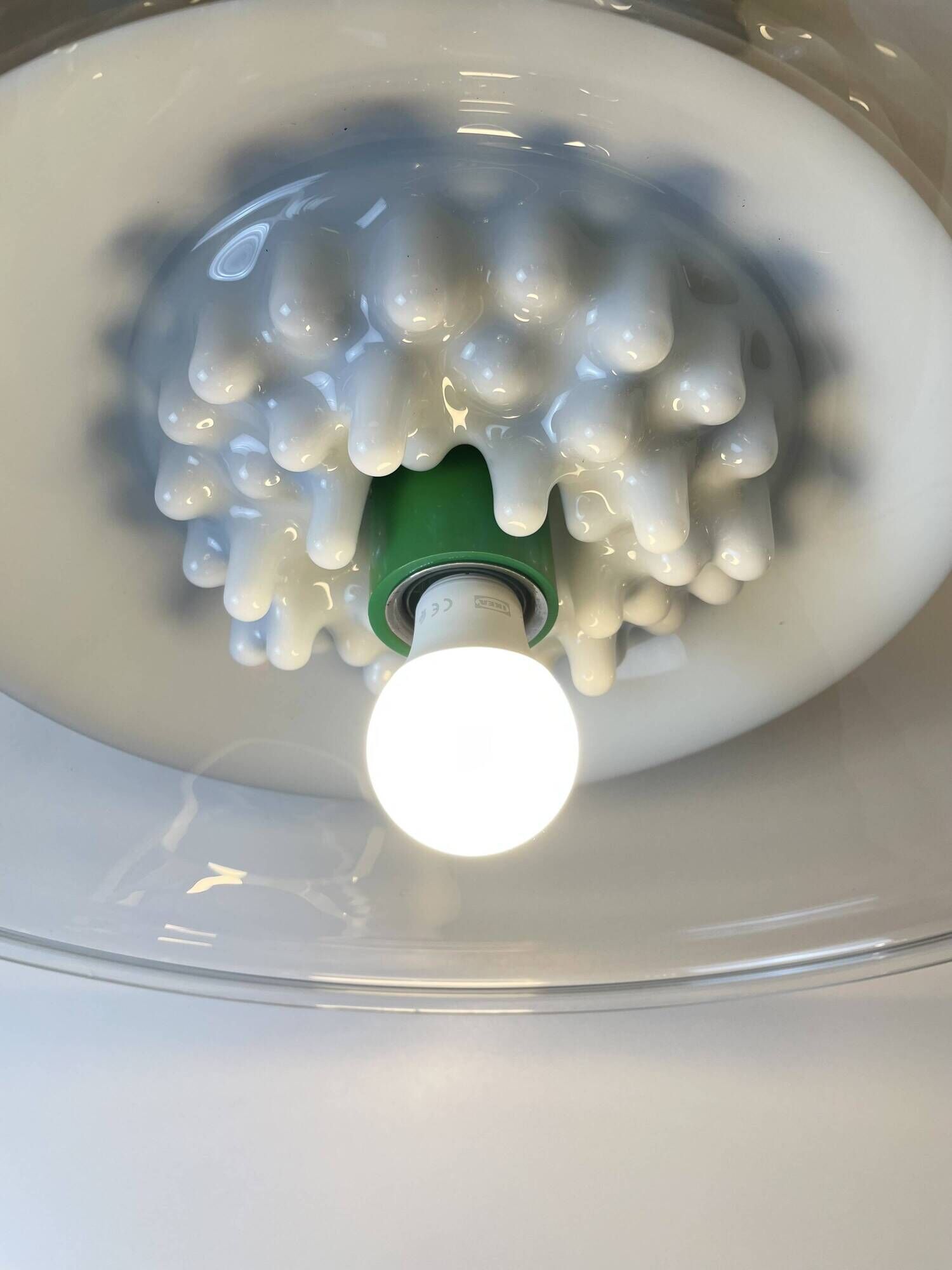 Murano Glass Suspension att. To Toni Zuccheri for VeArt, 1970s~80s
