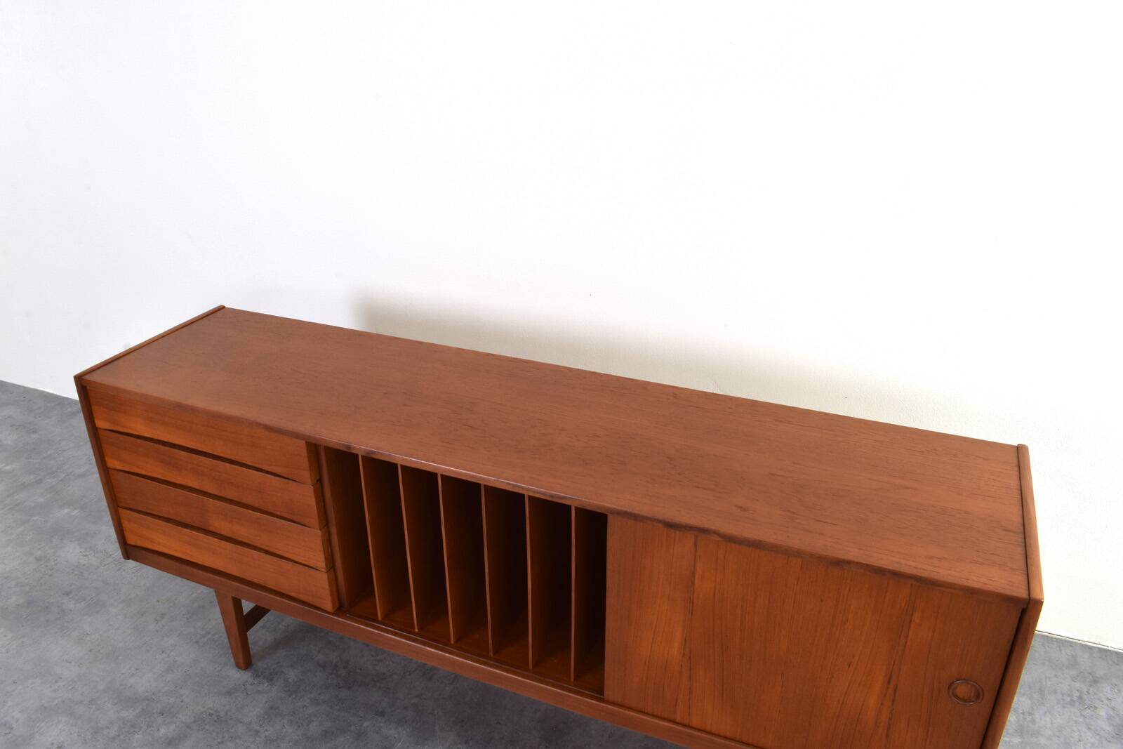 Hi-Fi sideboard in teak mid-century Ulvö by Erik Wørts for Ikea, 1960s.