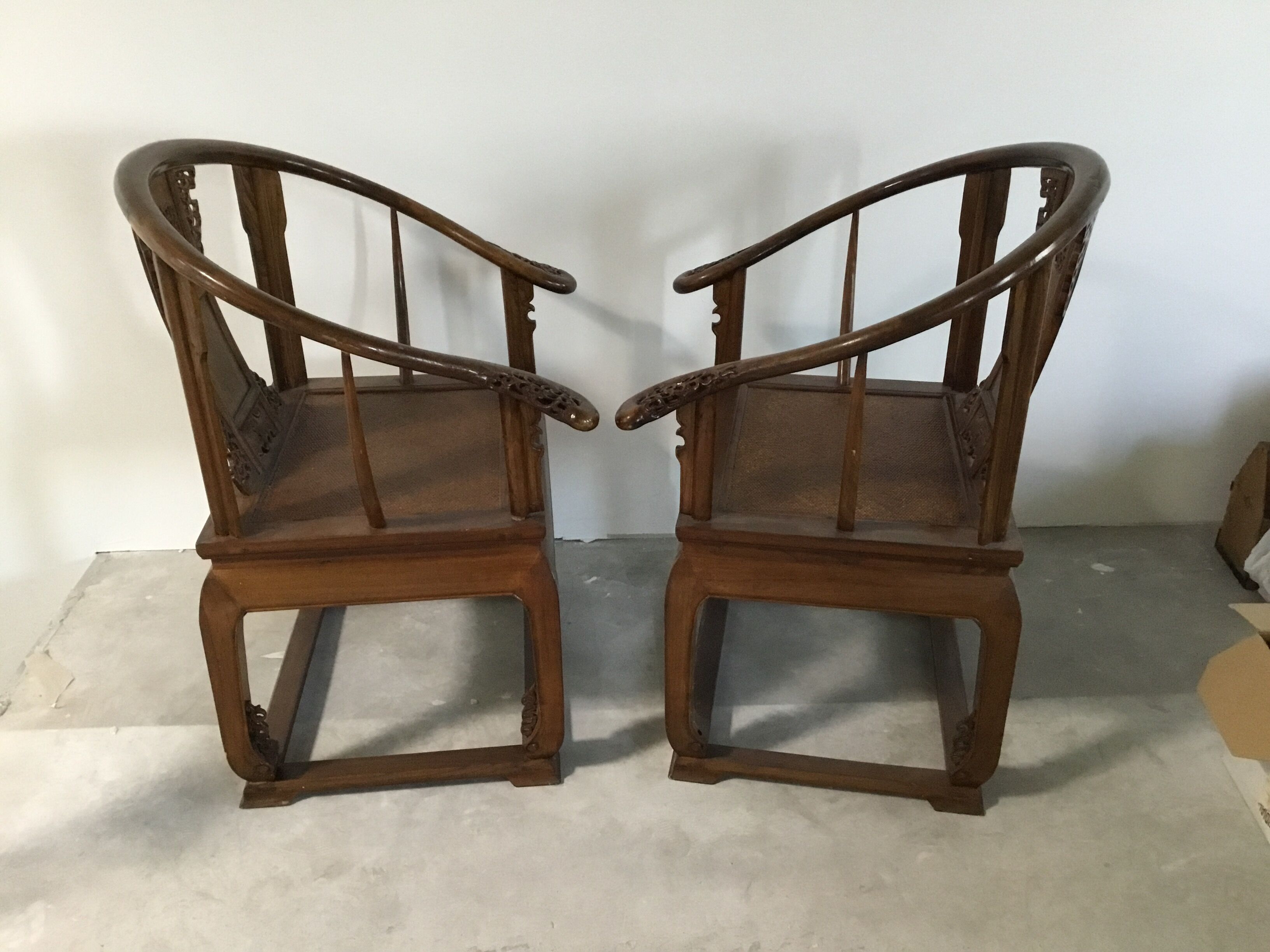 Chinese horseshoe armchair