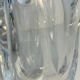 Asymmetrical crystal vase by Schneider from the 1960s - 1970s.