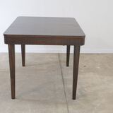 Fully renovated walnut folding dining table by Setona, 1950s