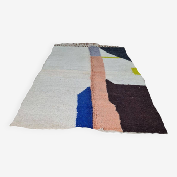 Tapis berbère en laine fait main 250 x 150 cm