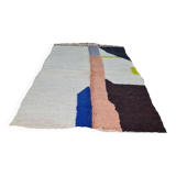 Handmade wool Berber rug 250 x 150 cm