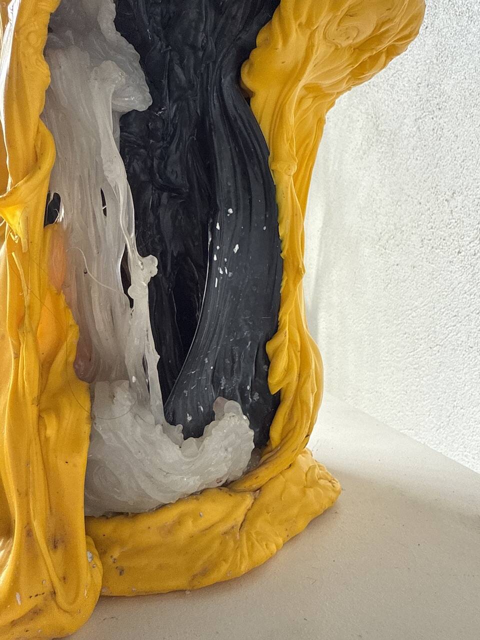 Resin fish sculpture