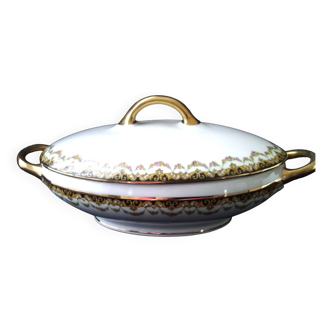 Antique tureen in Limoges porcelain UML