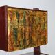 Vintage mahogany bar cabinet from the 1960s.