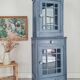 50s display case - small blue dresser