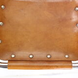 Set of 4 leather barstools