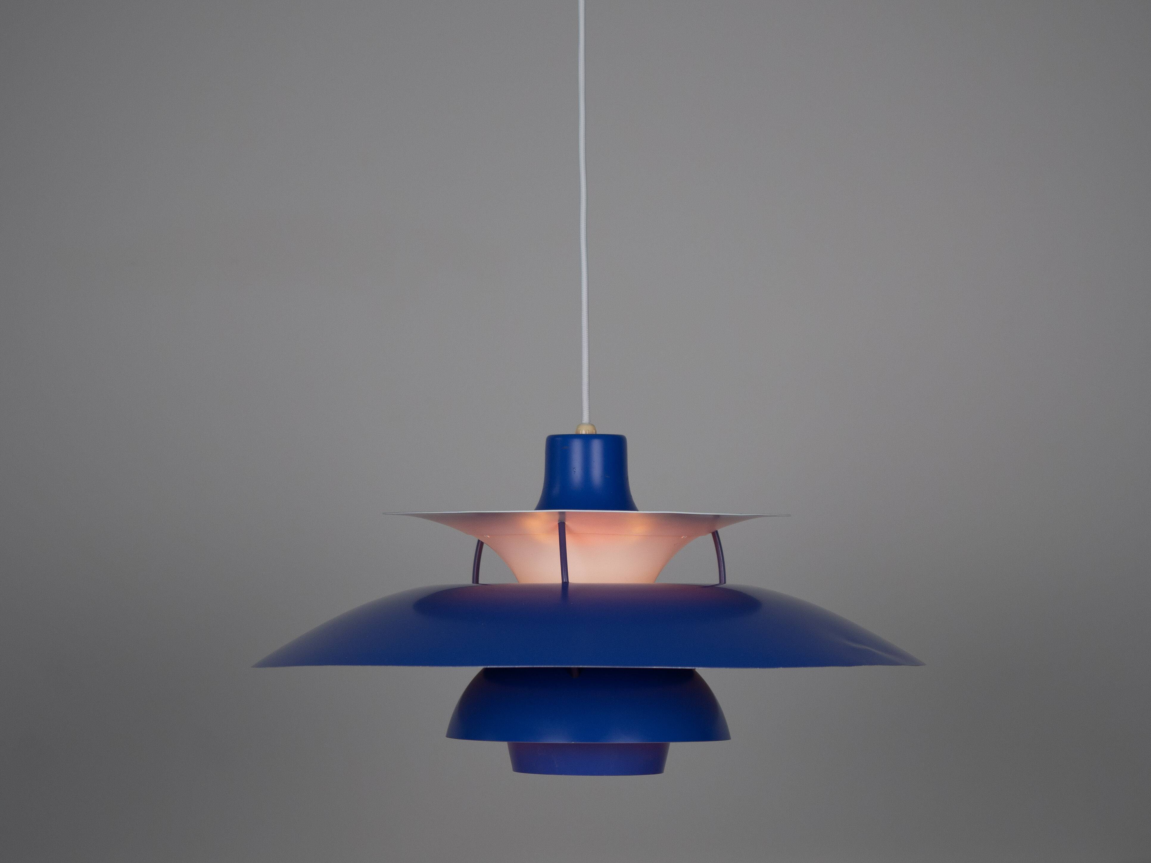 Danish vintage pendant lamp PH 5 by Poul Henningsen, Louis Poulsen, 1958