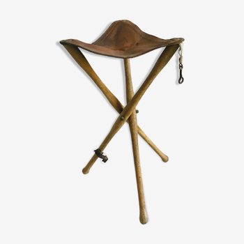 Vintage foldable painter's stool