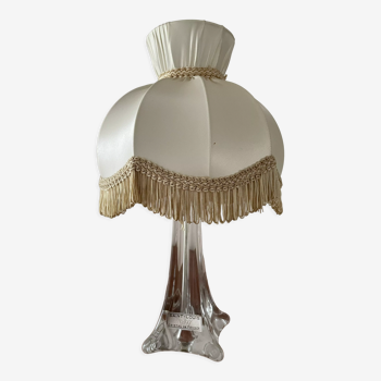 Table lamp, Saint Louis crystal foot