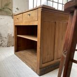 Early 20th century oak trade counter