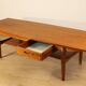 Table basse scandinave en teck années 60