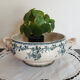 Antique earthenware salad bowl H B Paris