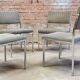 Set of four vintage armchair chairs