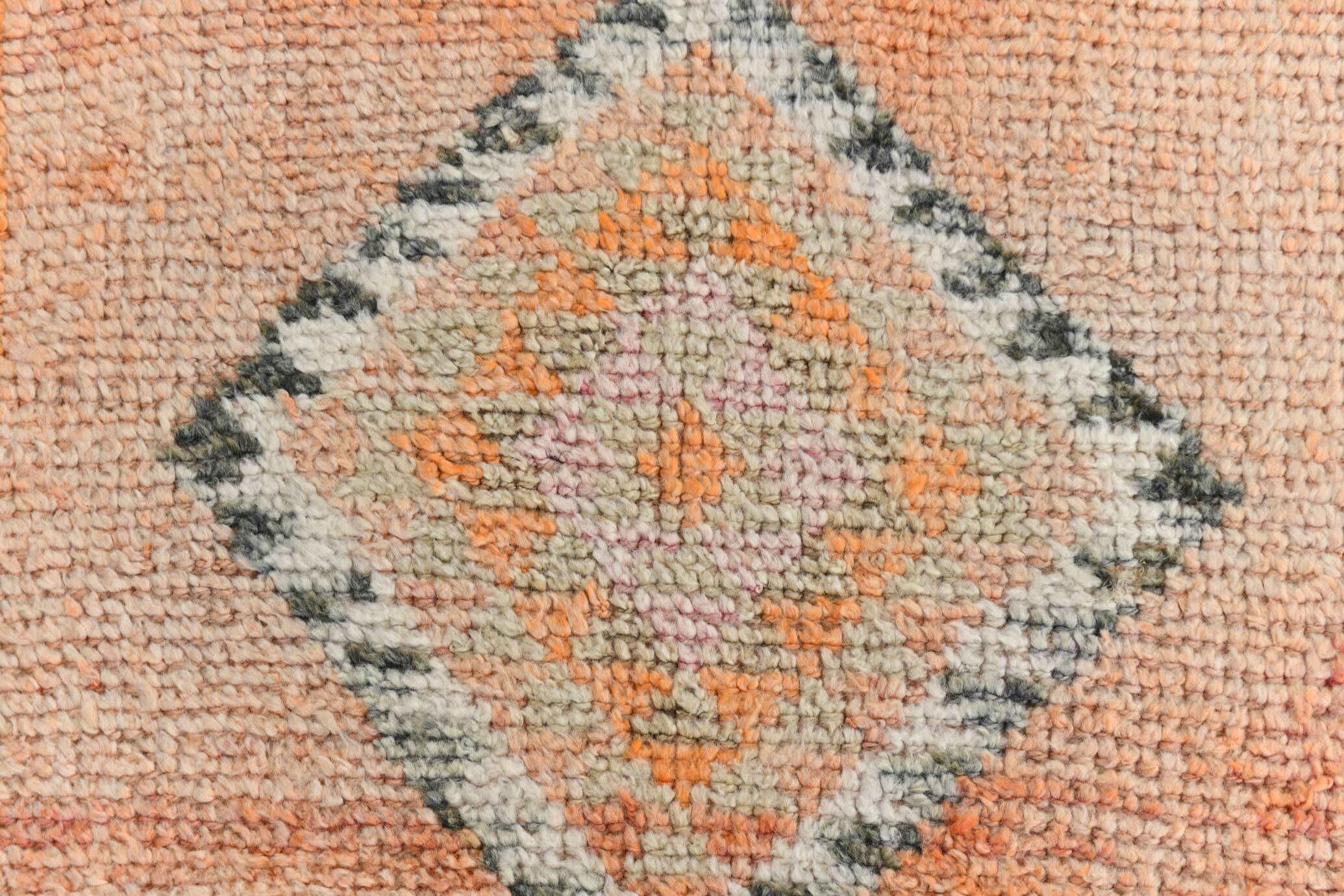3x11 Pale Orange Turkish Vintage Runner, 86x327