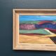 Original Swedish Oil on Canvas – “Abstract Landscape” by W. Engström – Dated 1900 – Signed – Vintage & Framed – 40 × 30 cm (23.6" x 16.5")