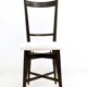 Pair of Black and White Chiavarine Chairs in the Style of Ico Parisi, Italy