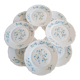 Set of 8 dessert plates Arcopal model Véronica vintage