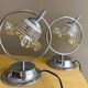 Pair mid century modern bedside lamps