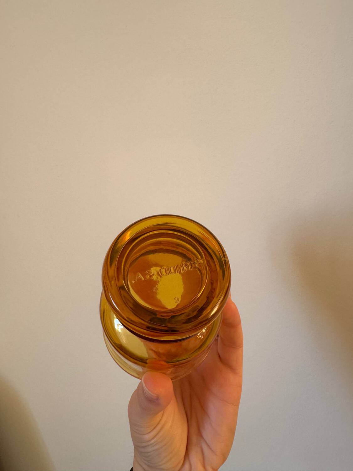 Verres ambrés Pernod