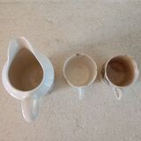 Two Badonviller cups and pitcher