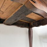 Table de ferme bureau noyer XIXème