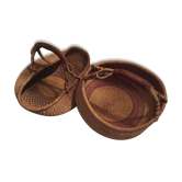 Lot of two former African baskets