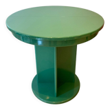 Lacquered round table