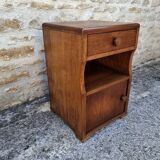 Oak bedside table