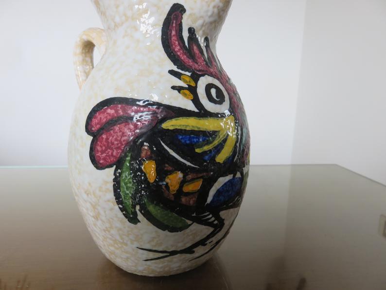 Ceramic pitcher stylized 50 60 years