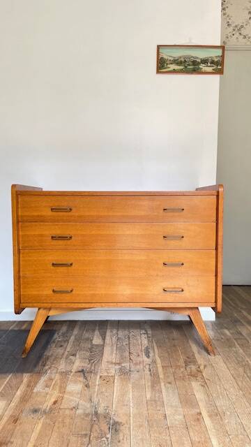COMMODE Pieds Compas VINTAGE