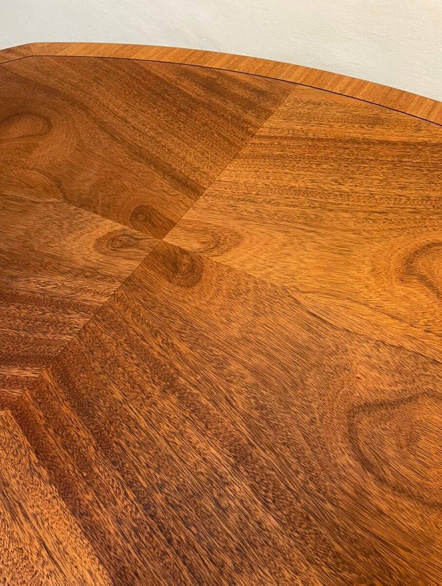 Mid-century dining table with chrome frame by Odenwald, 1960s