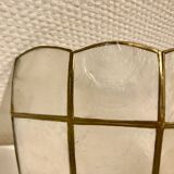 Pair of mother-of-pearl shell sconces