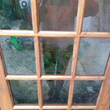 Porte vitrée ancienne en bois