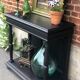 Console ancienne noire