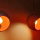 Pendant lamps vintage 70s balls design Mathias