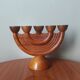 Antique candle holder handcrafted Scandinavian Nordic design