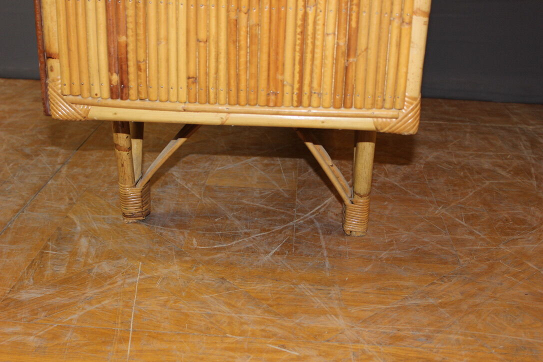 Bamboo design chest of drawers circa 1950