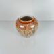 West German ceramic vase with stone-effect glaze, 1960/70 MCM