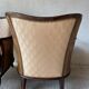 Pair of vintage 1940 canne armchairs