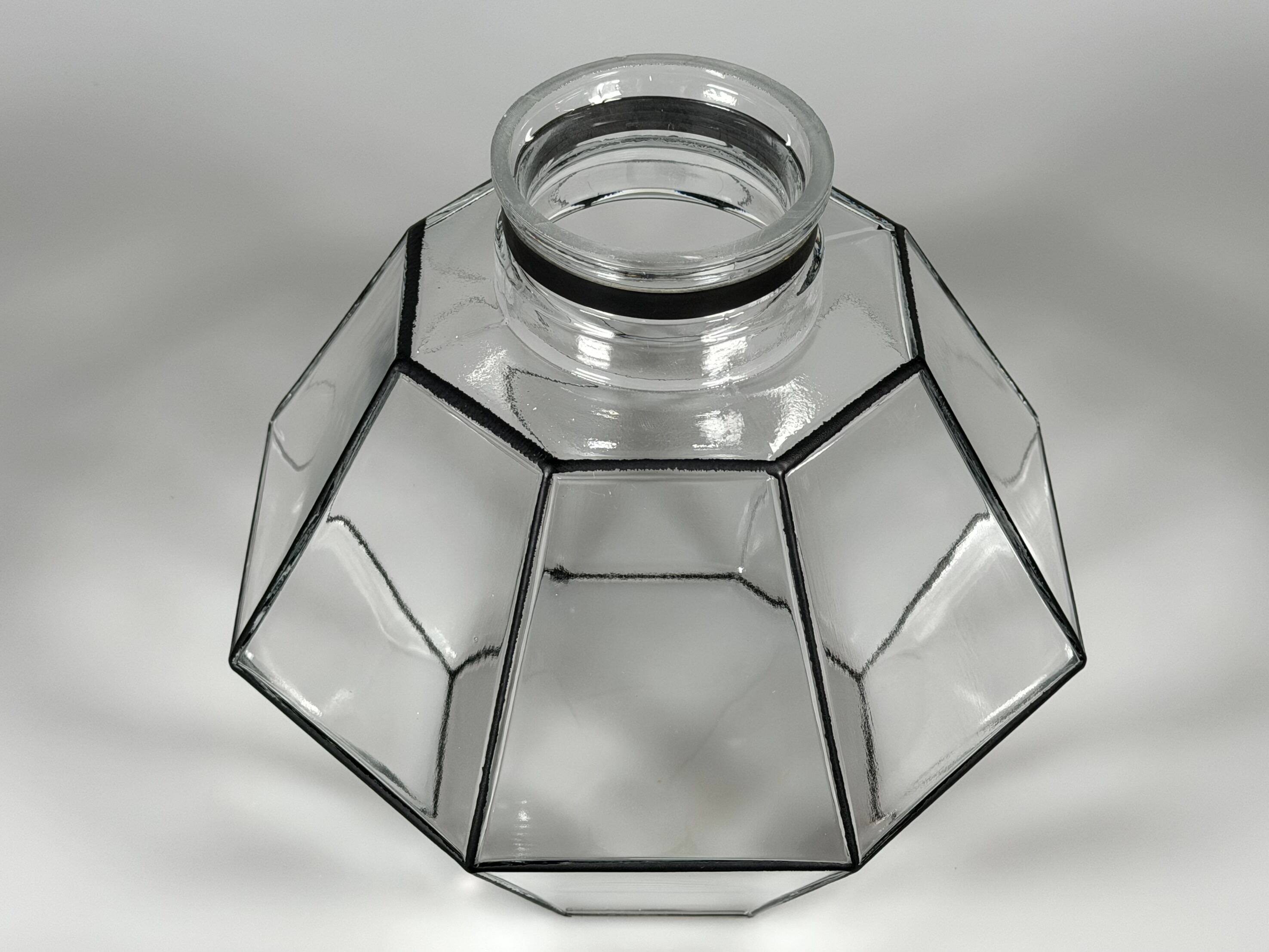 1960s 1970s Ceiling Lamp by Glashütte Limburg Germany Space Age Design