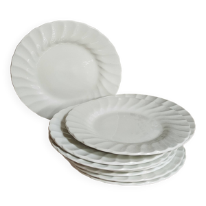 Neuf assiettes à mignardises - anglaises