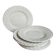 Nine fine English porcelain sweet plates