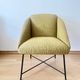 Mid Century Modern Lounge Chair 1950s Scandinavian Armchair Mustard Yellow