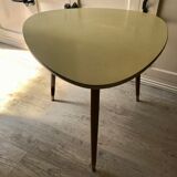 Vintage coffee table tripod feet compass